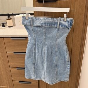 Meshki Teddy Denim Dress